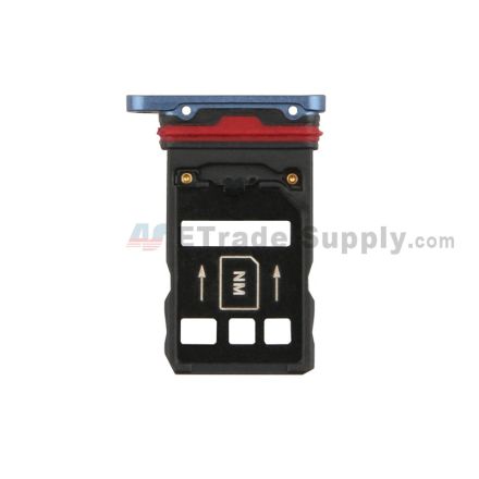 For Huawei Mate 20 Pro SIM Card Tray Replacement - Blue - Grade S+