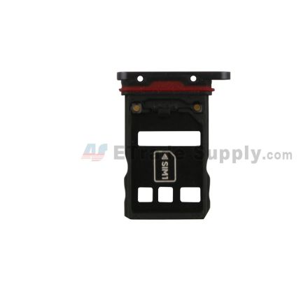 For Huawei P30 Pro Sim Card Tray Replacement - Black - Grade S+
