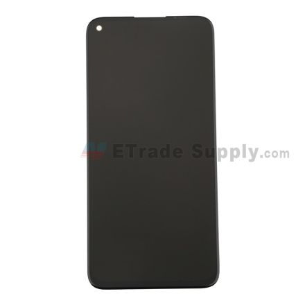 For Huawei P40 lite LCD Screen and Digitizer Assembly Replacement - Black - Without Logo - Grade S+
