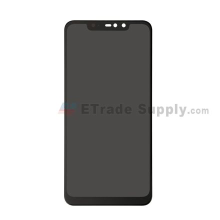 For Xiaomi Redmi Note 6 Pro LCD Screen and Digitizer Assembly Replacement - Black - Grade S+
