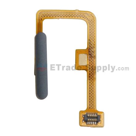 For Xiaomi MI 11 Lite 5G Fingerprint Reader Replacement - Black - Grade S+