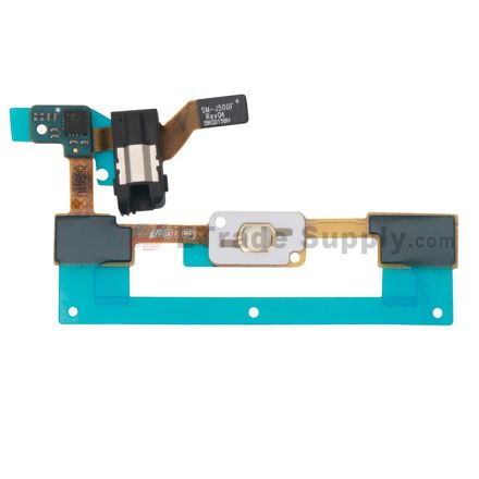 For Samsung Galaxy J5 SM-J500F Home Button Flex Cable Ribbon with Earphone Jack Replacement - Grade S+