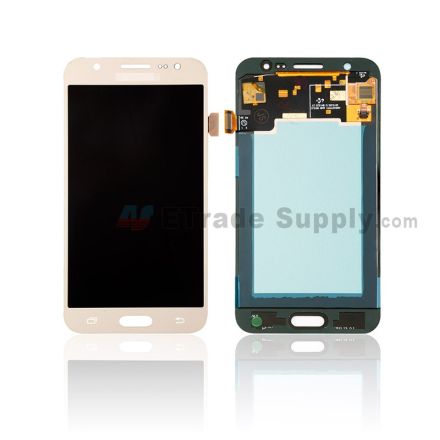For Samsung Galaxy J5 SM-J500FN/J500F/J500G/J500Y/J500M LCD Screen and Digitizer Assembly Replacement - Gold - With Logo - Grade S