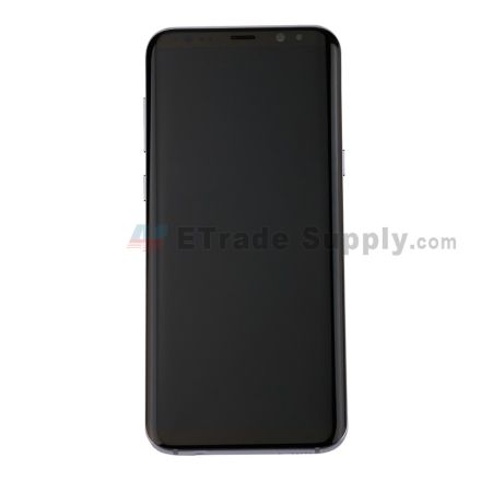 For Samsung Galaxy S8 Plus Series LCD Screen and Digitizer Assembly with Front Housing Replacement - Purple - Without Logo - Grade S+