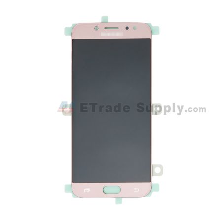 For Samsung Galaxy J7 (2017) SM-J730F LCD Screen and Digitizer Assembly Replacement - Pink - With Logo - Grade S+