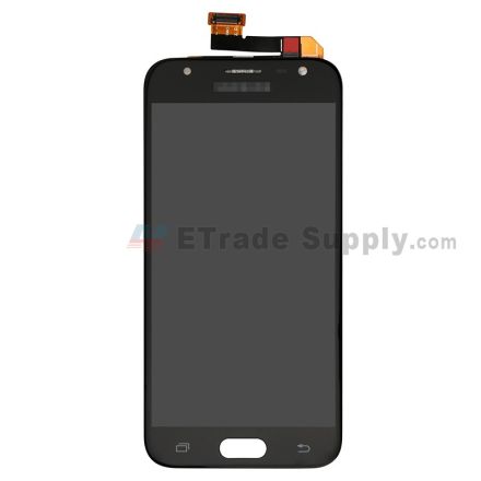 For Samsung Galaxy J3 (2017) J330 LCD Screen and Digitizer Assembly Replacement - Black - With Logo - Grade S+