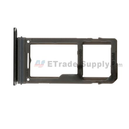 For Samsung Galaxy Note 8 N950U/N950F/N950FD/N950W/N950N Card Tray Replacement (Single SIM Card) - Black - Grade S+