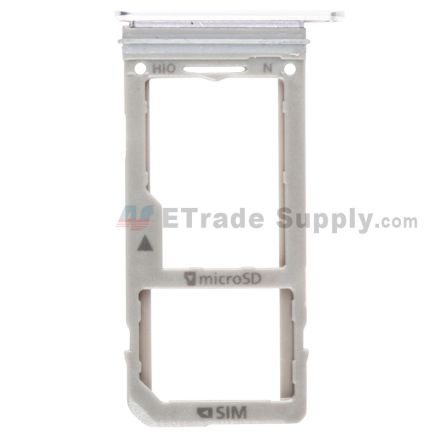 For Samsung Galaxy Note 8 N950U/N950F/N950FD/N950W/N950N SIM Card Tray Replacement (Single SIM Card) - Silver - Grade S+
