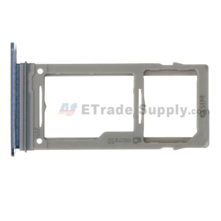 For Samsung Galaxy S9/S9 Plus SIM Card Tray Replacement - Sapphire - Grade S+