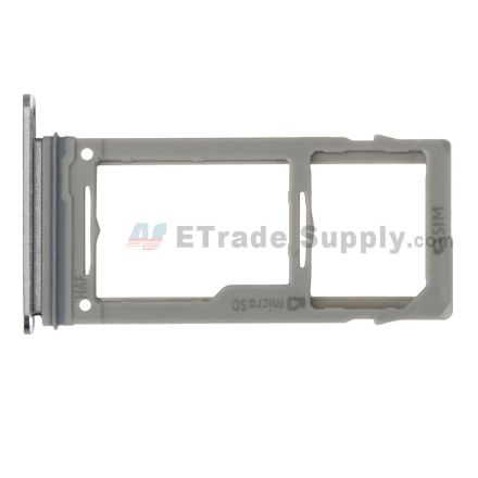 For Samsung Galaxy S9/S9 Plus SIM Card Tray Replacement - Gray - Grade S+