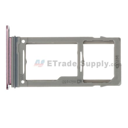 For Samsung Galaxy S9/S9 Plus SIM Card Tray Replacement - Purple - Grade S+