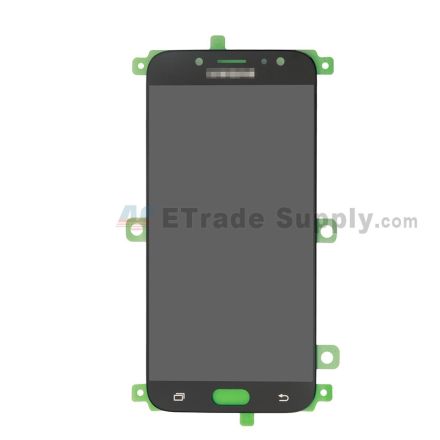 For Samsung Galaxy J7 (2017) SM-J730F LCD Screen and Digitizer Assembly Replacement - Black - With Logo - Grade S