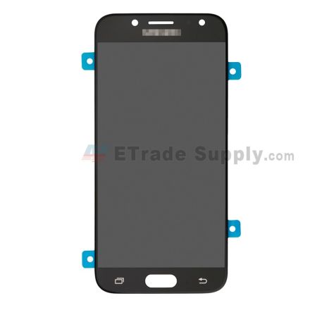For Samsung Galaxy J5 (2017) SM-J530F LCD Screen and Digitizer Assembly Replacement - Black - With Logo - Grade S
