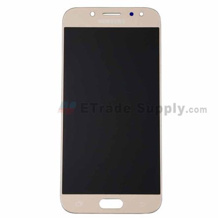 For Samsung Galaxy J5 (2017) SM-J530F LCD Screen and Digitizer Assembly Replacement - Gold - With Logo - Grade S