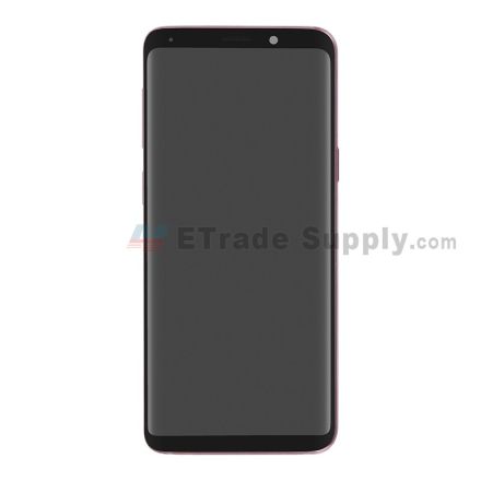 For Samsung Galaxy S9 Series LCD Screen and Digitizer Assembly with Front Housing Replacement - Purple - Without Logo - Grade S+