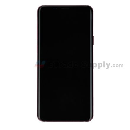 For Samsung Galaxy S9 Plus Series LCD Screen and Digitizer Assembly with Front Housing Replacement - Purple - Without Logo - Grade S+