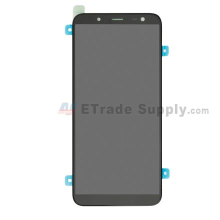 For Samsung Galaxy J6 2018 SM-J600 LCD Screen and Digitizer Assembly Replacement - Black - Without Logo - Grade S+