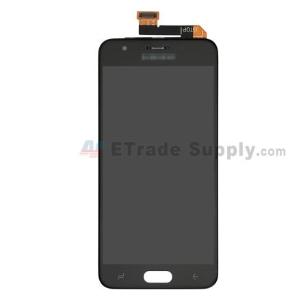 For Samsung Galaxy J3 2018 SM-J337A LCD Screen and Digitizer Assembly Replacement - Black - With Logo - Grade S+
