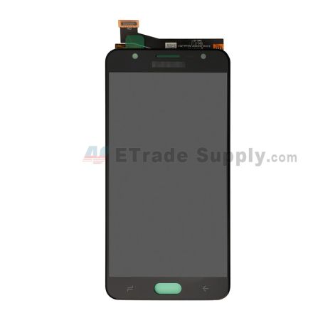 For Samsung Galaxy J7 Prime 2 (2018) SM-G611 LCD Screen and Digitizer Assembly Replacement - Black - With Logo - Grade S+