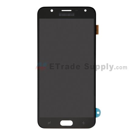 For Samsung Galaxy J7 Duo SM-J720 LCD Screen and Digitizer Assembly Replacement - Black - With Logo - Grade S+