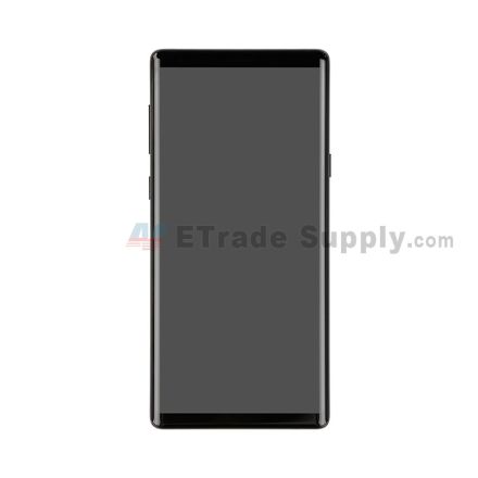 For Samsung Galaxy Note 9 Series LCD Screen and Digitizer Assembly with Front Housing Replacement - Without Logo - Black - Grade S+