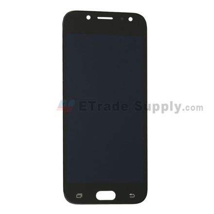 For Samsung Galaxy J5 (2017) J530 LCD Screen and Digitizer Assembly Replacement - Black - With Logo - Grade R