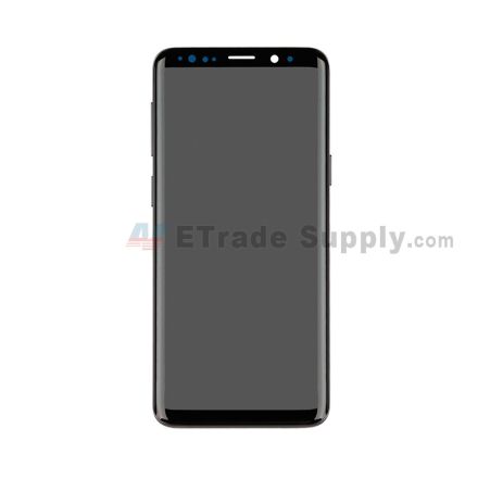 For Samsung Galaxy S9 Series LCD Screen and Digitizer Assembly with Front Housing Replacement - Silver - Without Logo - Grade S