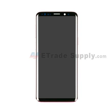 For Samsung Galaxy S9 Series LCD Screen and Digitizer Assembly with Front Housing Replacement - Purple - Without Logo - Grade S