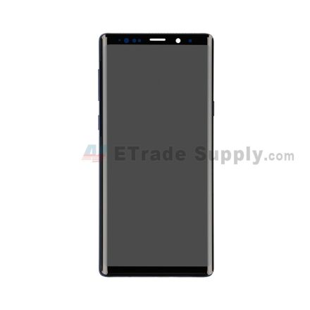 For Samsung Galaxy Note 9 Series LCD Screen and Digitizer Assembly with Front Housing Replacement - Blue - Without Logo - Grade S