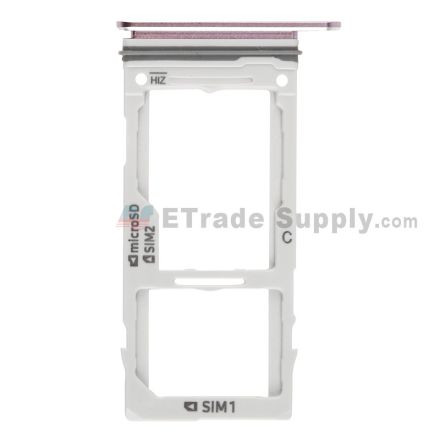 For Samsung Galaxy Note 9 SIM Card Tray Replacement (Double SIM Card) - Purple - Grade S+