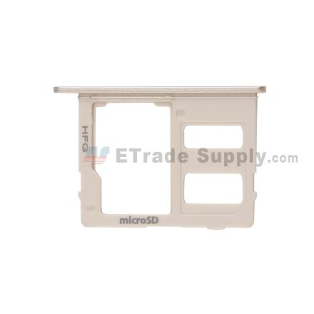 For Samsung Galaxy J6 2018 SM-J600 SIM Card Tray Replacement (2pcs/set) - Gold - Grade S+
