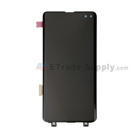 For Samsung Galaxy S10 Plus Series LCD Screen and Digitizer Assembly Replacement - Black - Without Logo - Grade S+