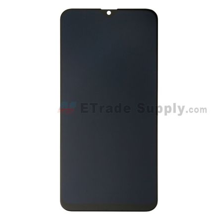 For Samsung Galaxy A20 LCD Screen and Digitizer Assembly Replacement - Black - Without Logo - Grade S+