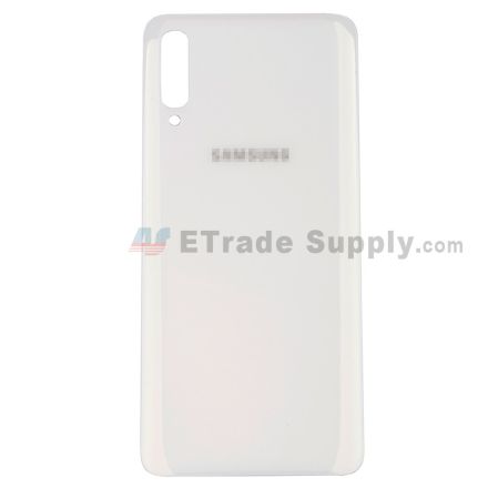 For Samsung Galaxy A70/A705 Battery Door Replacement - White - With Logo - Grade S+