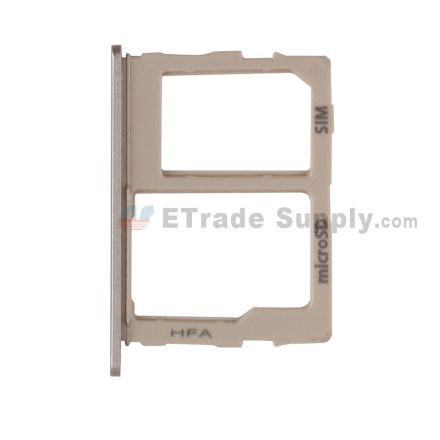 For Samsung Galaxy J3 2018 SM-J337 SIM Card Tray Replacement - Gold - Grade S+