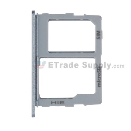 For Samsung Galaxy J3 2018 SM-J337 SIM Card Tray Replacement - Light Blue - Grade S+