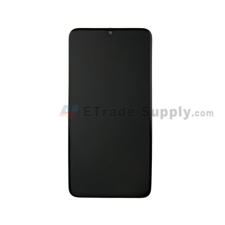For Samsung Galaxy A70/A705 LCD Screen and Digitizer Assembly with Front Housing Replacement - Black - Grade S+
