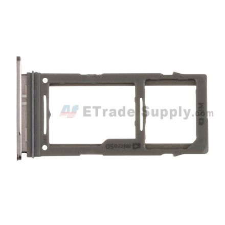 For Samsung Galaxy S10/S10 Plus Series SIM Card Tray Replacement (Single SIM Card) - Black - Grade S+