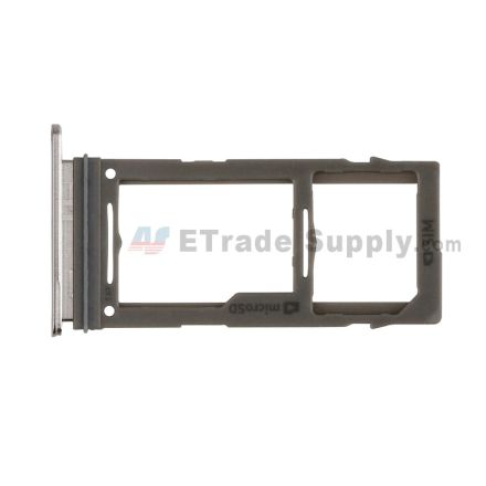 For Samsung Galaxy S10e/S10/S10 Plus Series SIM Card Tray Replacement (Single SIM Card) - White - Grade S+
