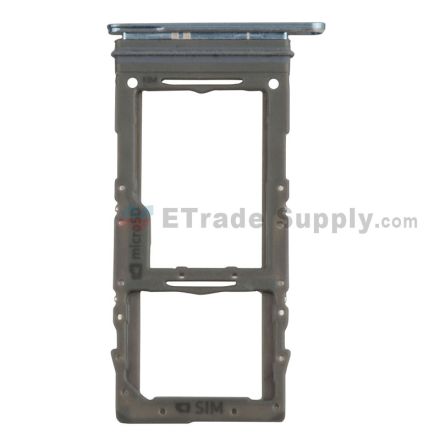 For Samsung Galaxy S20 Plus Series Sim Card Tray Replacement - Blue - Grade S+