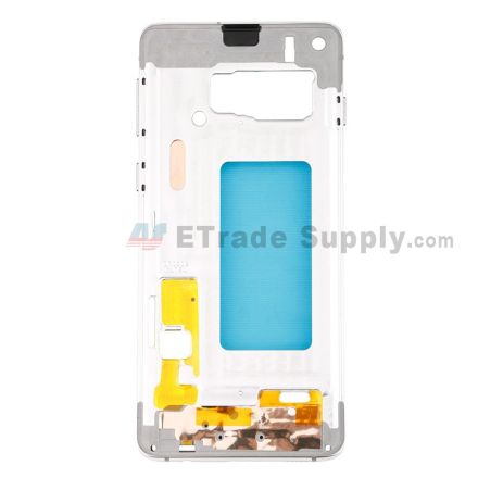For Samsung Galaxy S10 Series Partition Replacement - White - Grade S