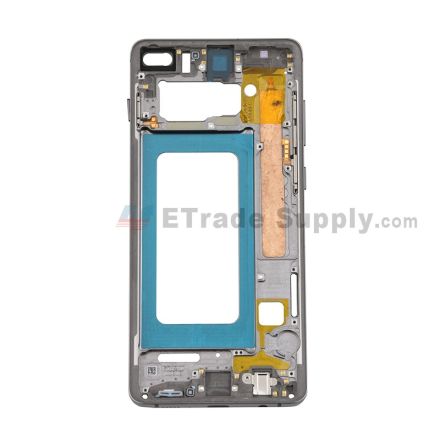 For Samsung Galaxy S10 Plus Series Partition Replacement - Black - Grade S
