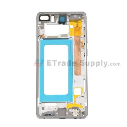 For Samsung Galaxy S10 Plus Series Partition Replacement - White - Grade S