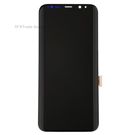 For Samsung Galaxy S8 Plus G955A/G955P/G955T/G955V/G955U LCD Screen and Digitizer Assembly Replacement - Black - Without Logo - Grade R