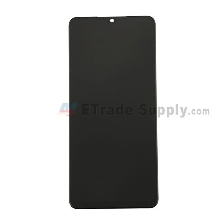 For Samsung Galaxy A12/A125 LCD Screen and Digitizer Assembly Replacement - Black - Without Logo - Grade S+