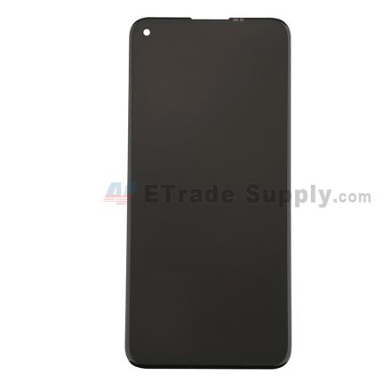 For Samsung Galaxy A11/A115 LCD Screen and Digitizer Assembly Replacement - Black - Without Any Logo - Grade S+