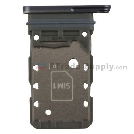 For Samsung Galaxy S21 Series SIM Card Tray Replacement (Double SIM Card) - Gray - Grade S+