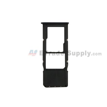 For Samsung Galaxy A50/A505 SIM Card Tray Replacement (Single SIM Card) - Black - Grade S+