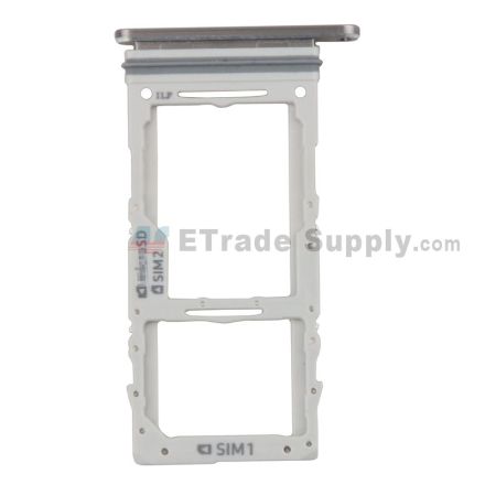 For Samsung Galaxy Note10 Plus Series SIM Card Tray Replacement (Double SIM Card) - Aura Glow - Grade S+
