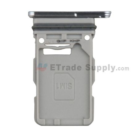 For Samsung Galaxy S21 Plus SIM Card Tray Replacement (Single SIM Card) - Silver - Grade S+